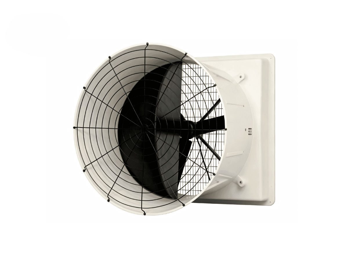 57-inch High-Capacity Butterfly Cone Ventilation Fan with PM Motor for Commercial Livestock Farms