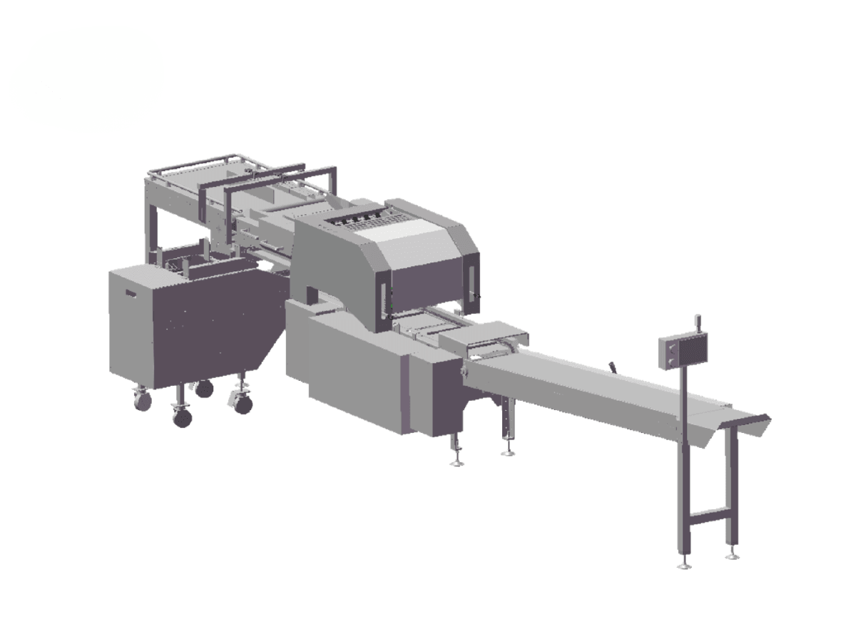 HNRK-FP-70 automated egg packaging machine, designed to connect directly to poultry farm central egg collection systems