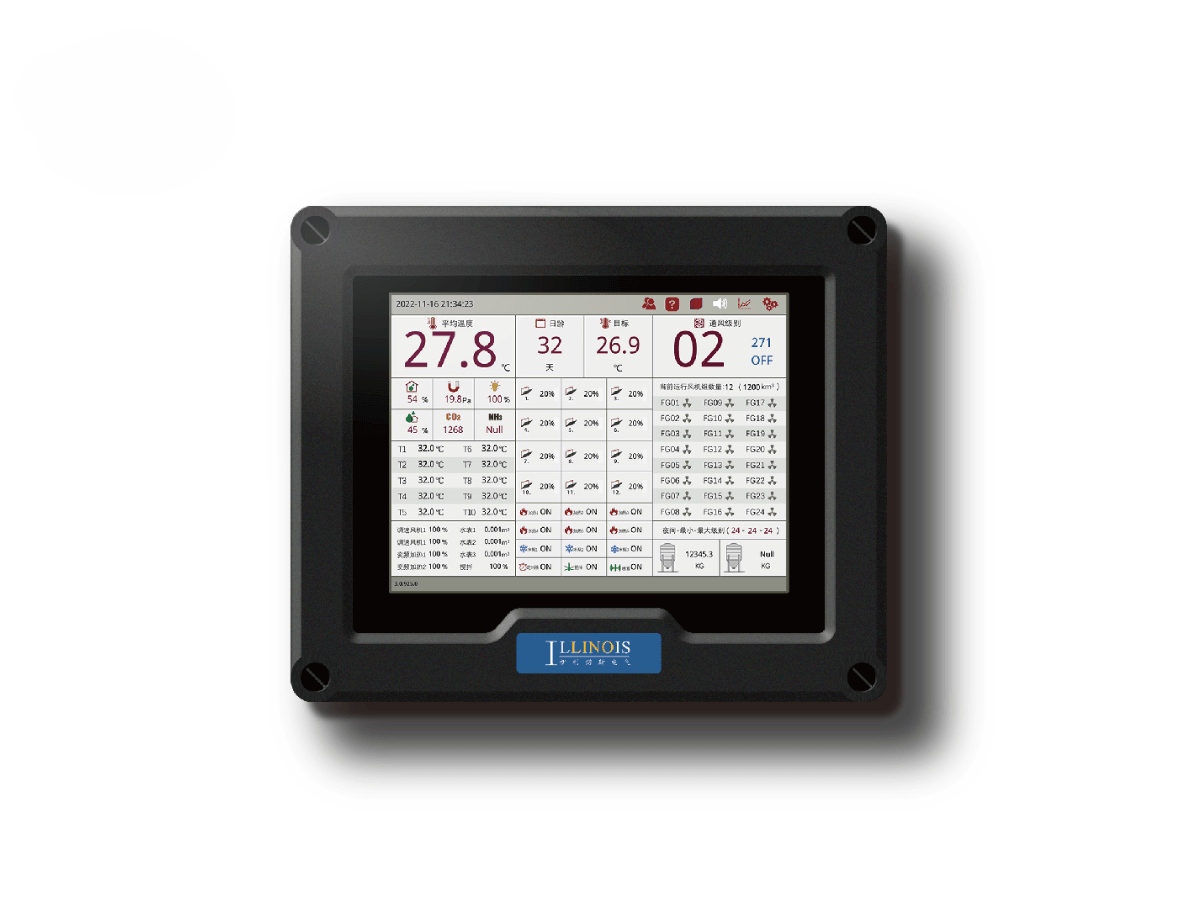 LINO Touch Pro+ modular expandable environmental control system for poultry farms