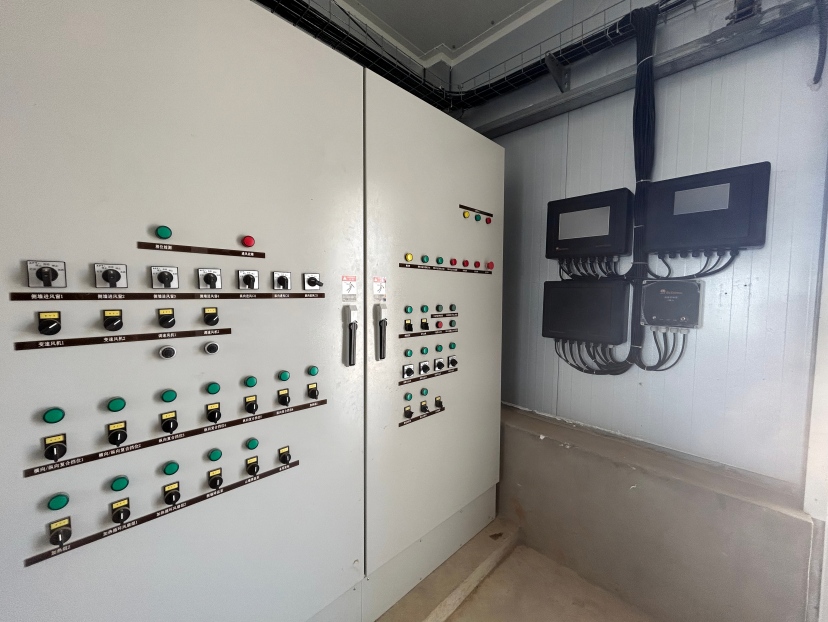 Control system installation with existing feeding equipment